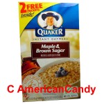 Quaker Instant Oatmeal Maple & Brown Sugar 430g